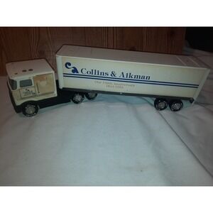 Vintage Collins & Aikman Nylint Tractor Trailer Semi Metal Lights/Sound Works